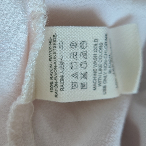 Free People Gemma Light Pink Floral Long Sleeve Tie Open Back Mini Dress Size XS - Picture 6 of 8